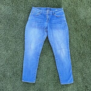 Lucky Brand Lolita Capri Jeans Women's 30x26 Medium Wash Blue Stretch Denim